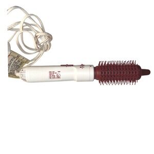 Vidal Sassoon Hot Air Brush Styler White‎ Burgundy VS432 250W Curl Release